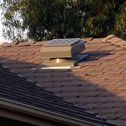 Solar Powered Attic Fan