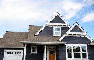 A multi-story house with multiple windows